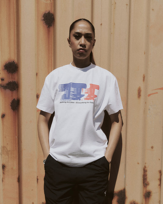 JOLYMPICS SHORT SLEEVE TEE - WHITE