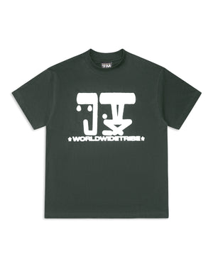 WWT LOGO SHORT SLEEVE TEE - BOTTLE GREEN