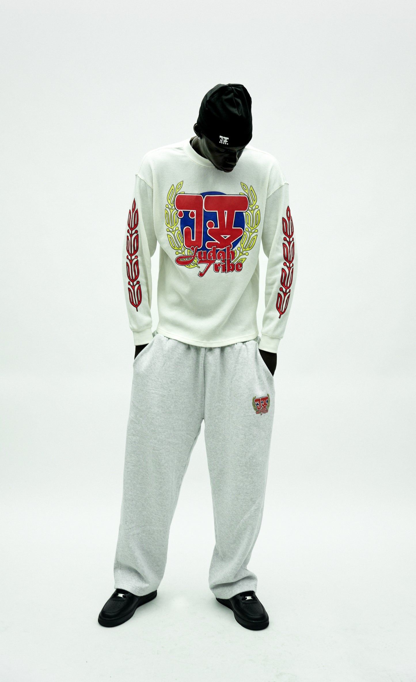 JT WAFFLE KNIT WHITE