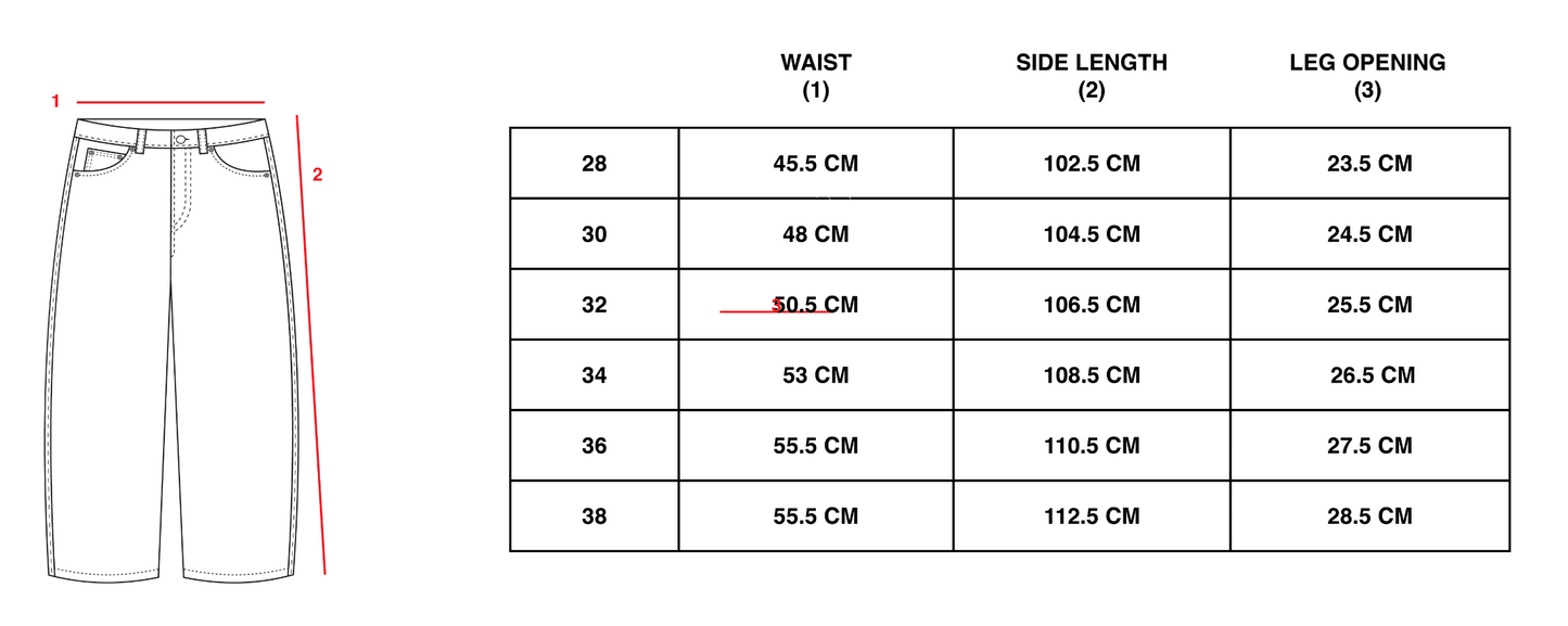 BOD SCRIPT DENIM PANTS - INDIGO