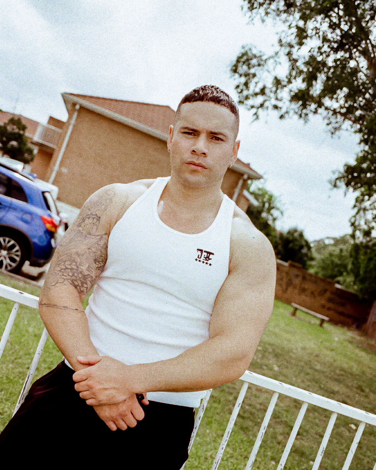 BIG BOSS TANK TOP - WHITE | 3 FOR $90