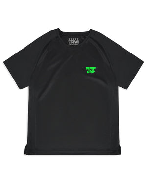 MILITANT ACTIVE SHIRT - BLACK/GREEN