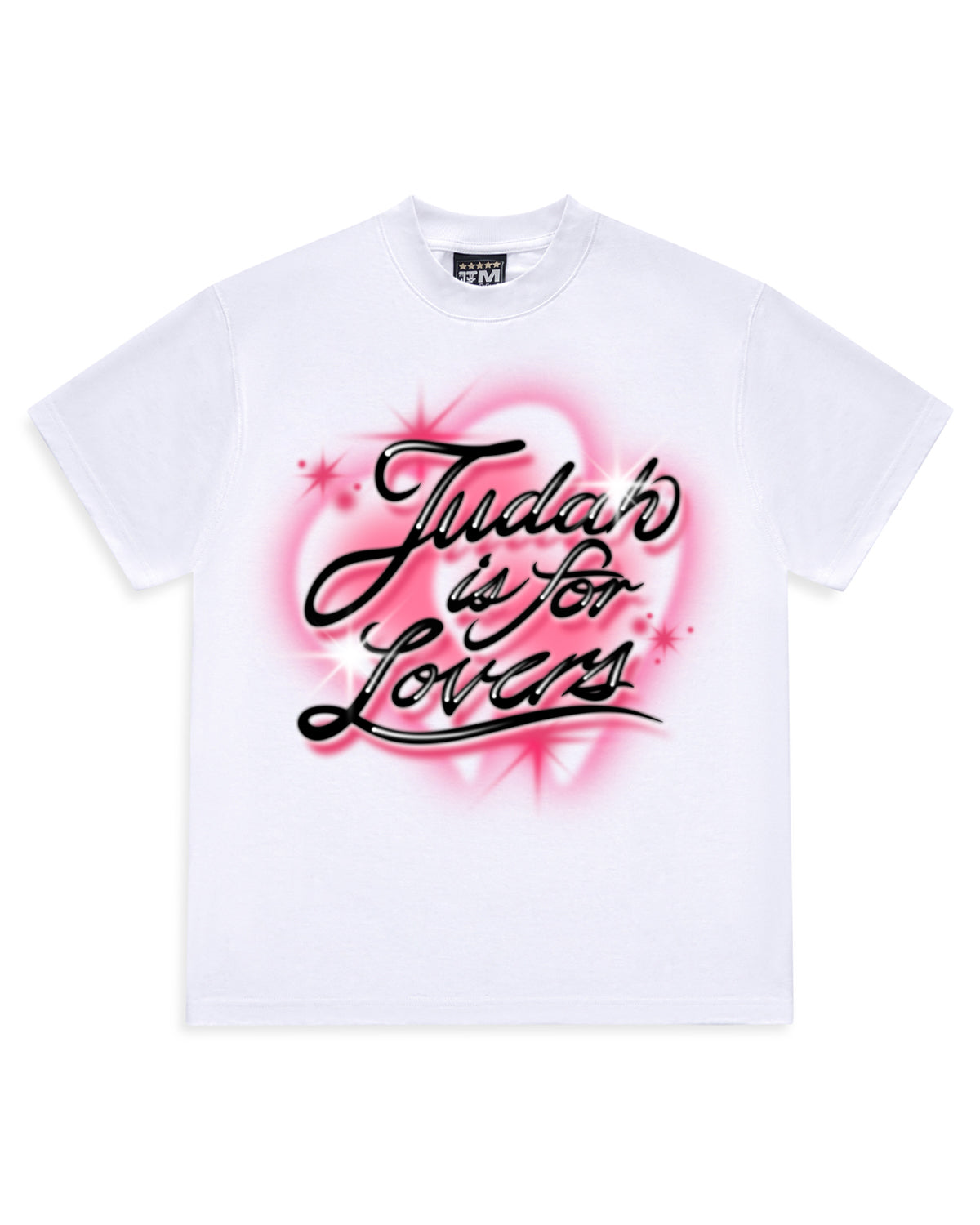 VALENTINES DAY LOVERS SHORT SLEEVE TEE - WHITE