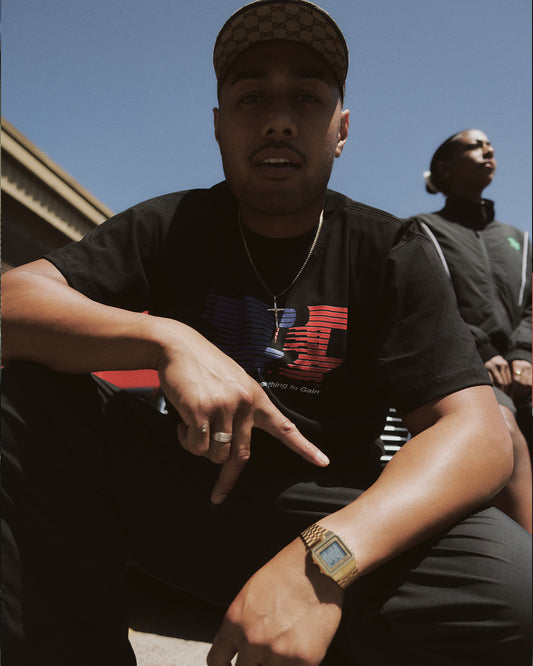 JOLYMPICS SHORT SLEEVE TEE - BLACK