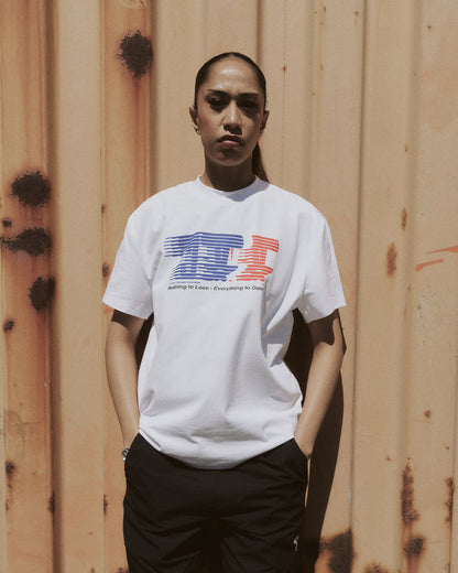 JOLYMPICS SHORT SLEEVE TEE - WHITE