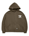 JUDAH 5 STAR ZIP UP JACKET - ARMY GREEN