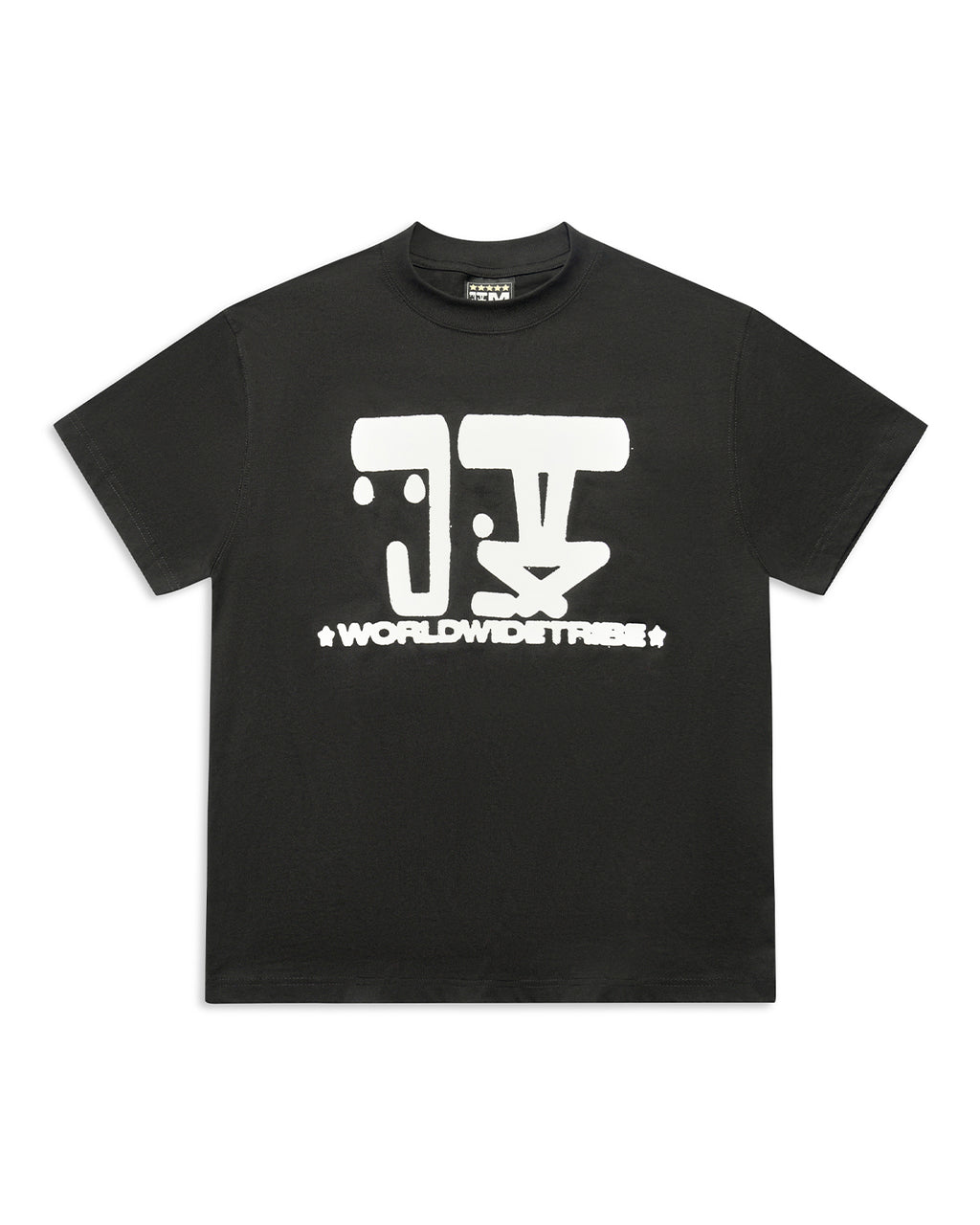 WWT LOGO SHORT SLEEVE TEE BLACK/WHITE