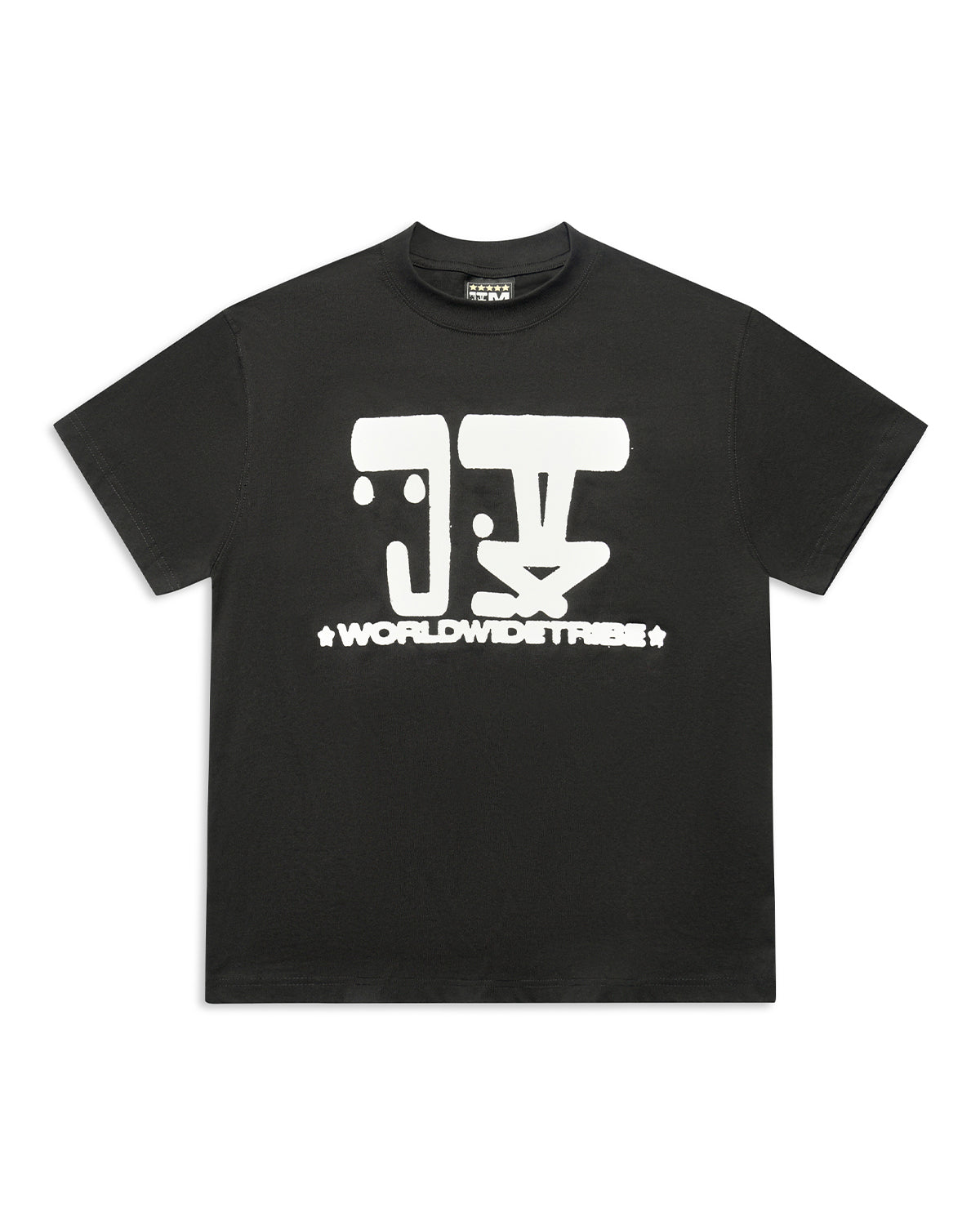 WWT LOGO SHORT SLEEVE TEE BLACK/WHITE