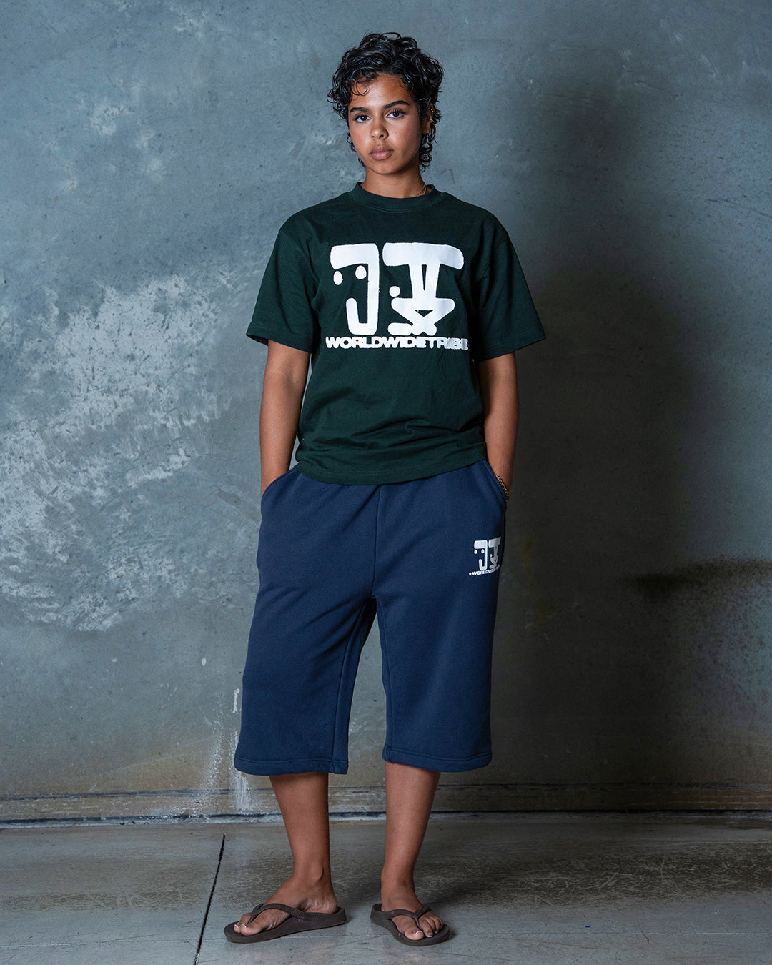 WWT LOGO SHORT SLEEVE TEE - BOTTLE GREEN
