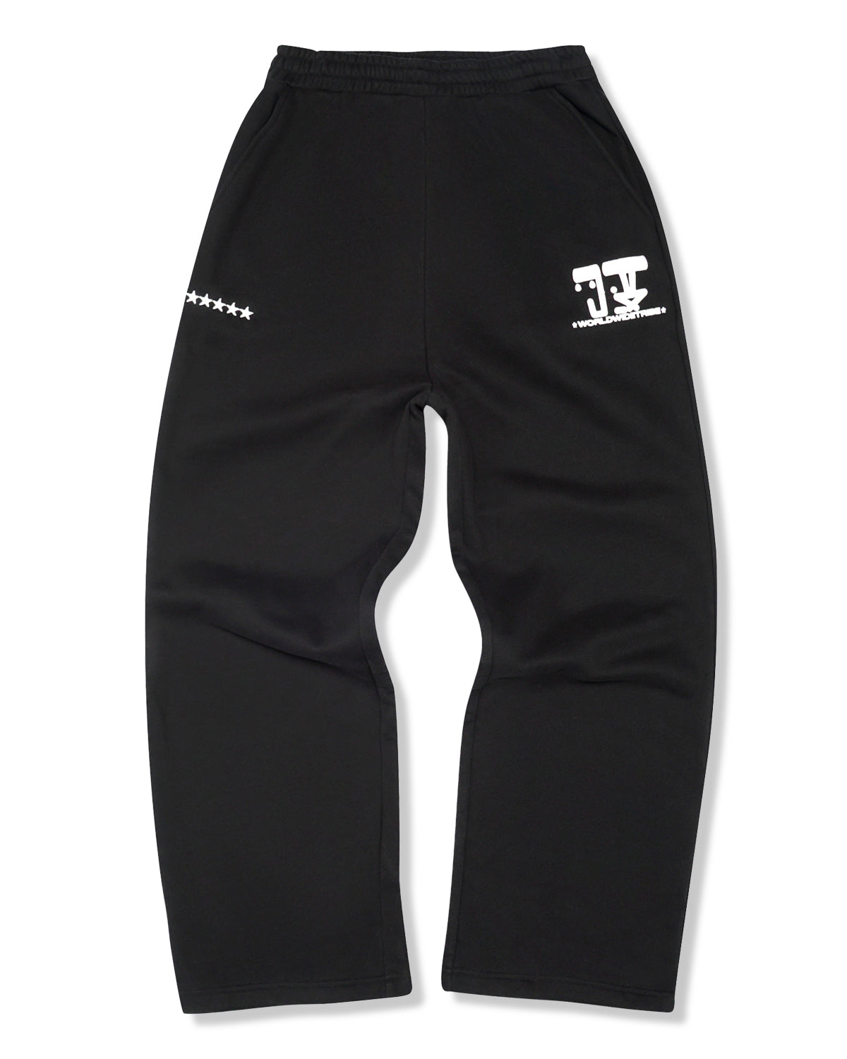 5 STAR - WWT LOGO UNIFORM SWEATPANTS BLACK