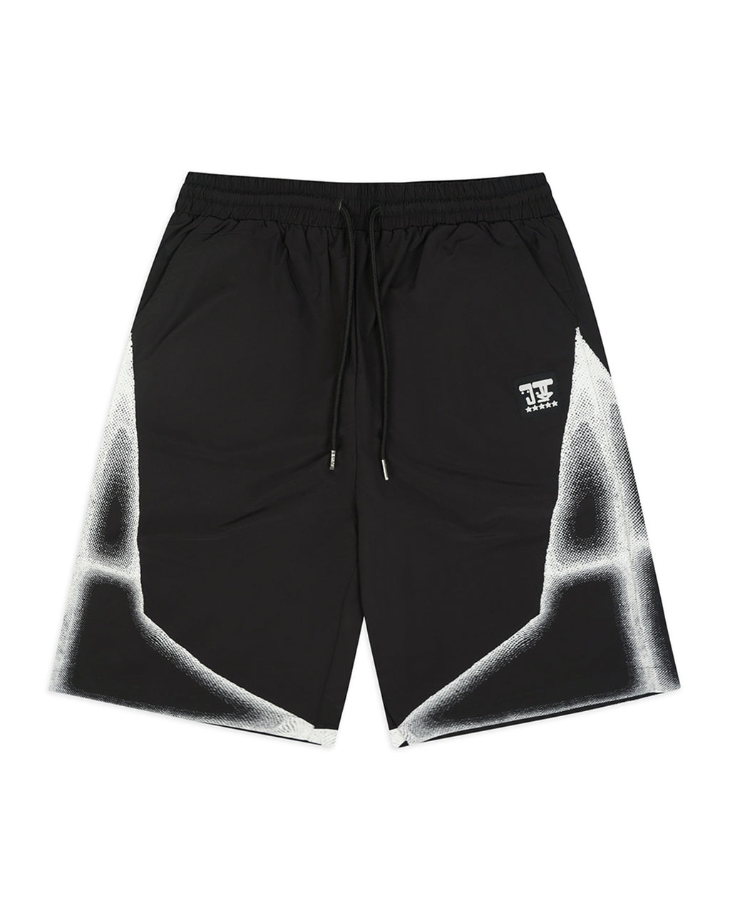 JADA HALFTONE SHORTS - BLACK