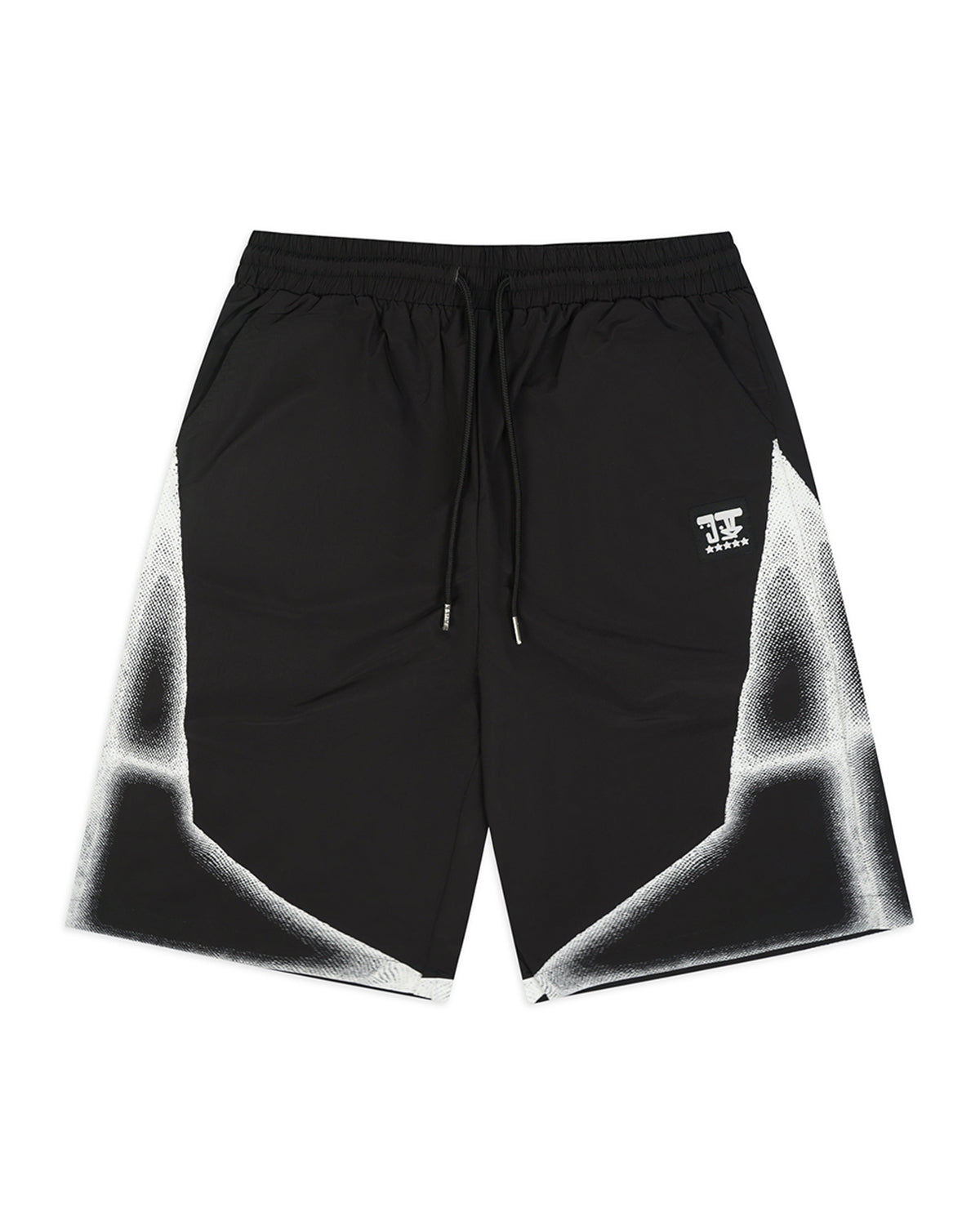 JADA HALFTONE SHORTS - BLACK