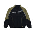 MILITANT MINDED KIP TRACK-JACKET - ARMY GREEN/GREY/BLACK