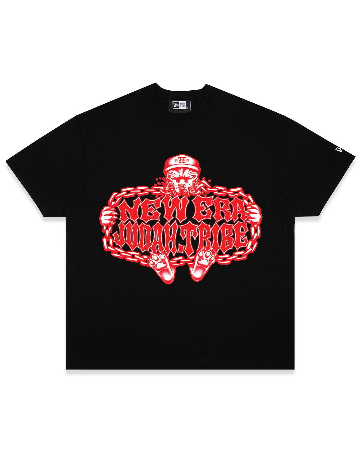 NEW ERA X JUDAH. DARG SHORT SLEEVE TEE - BLACK