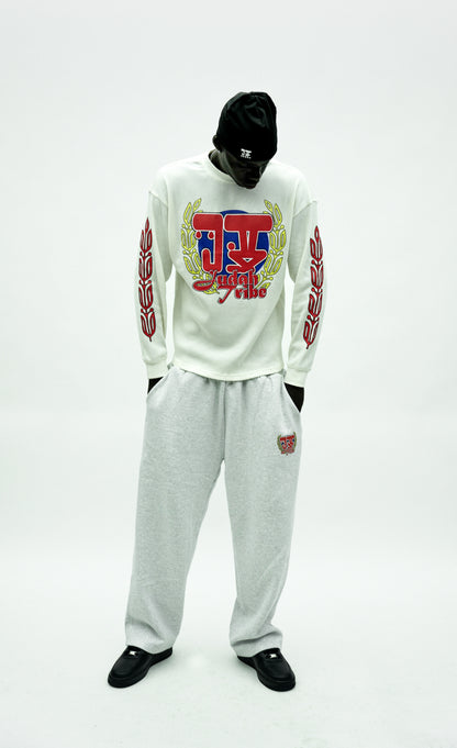 JT WAFFLE KNIT WHITE