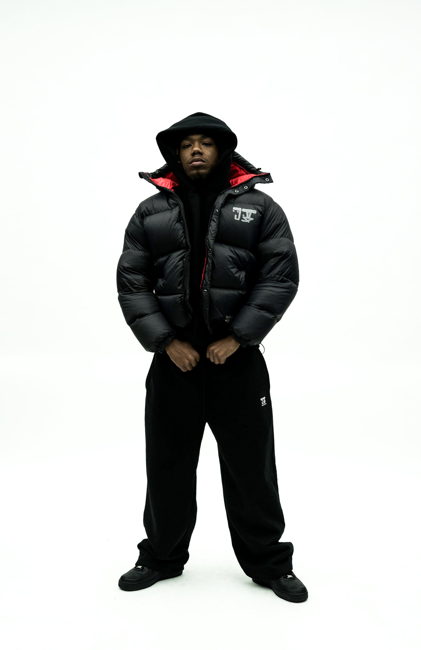BIG BP PUFFER JACKET BLACK