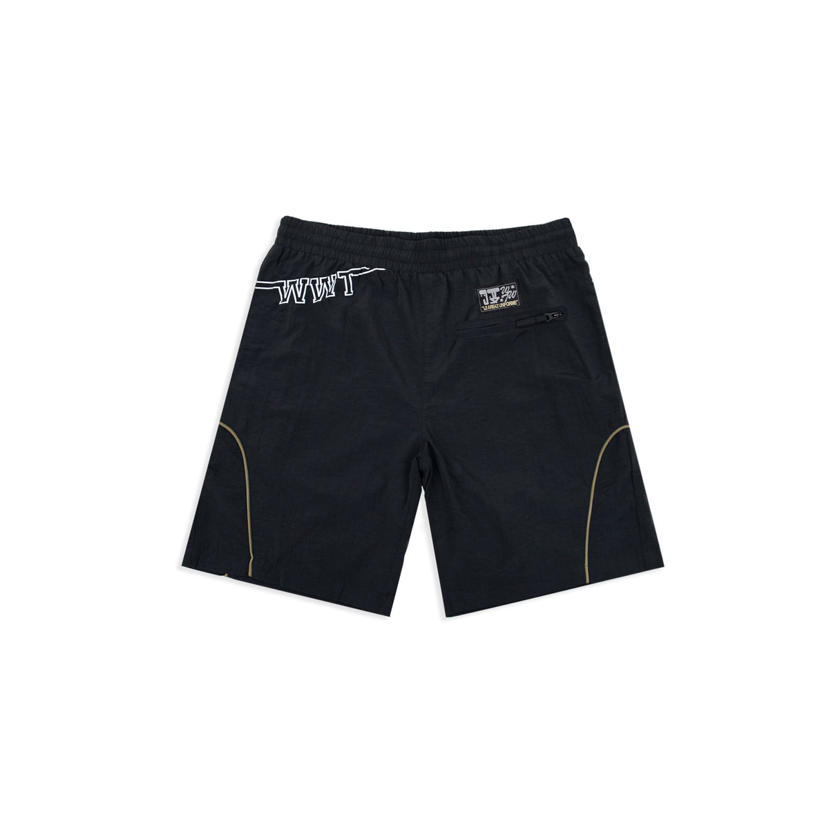 MILITANT MINDED KIP TRACK-SHORTS - ARMY GREEN/GREY/BLACK