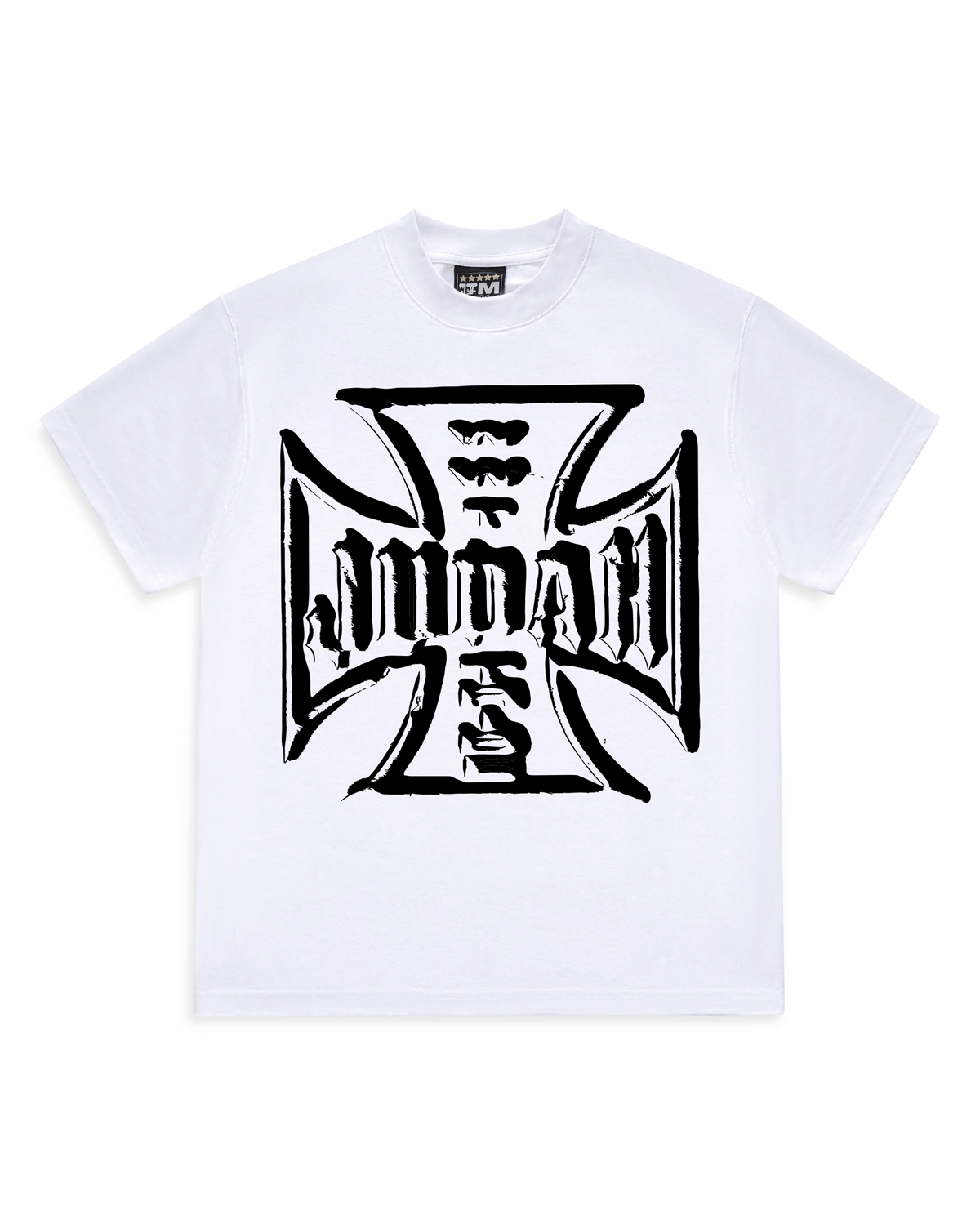 SOUF CHOPPER SHORT SLEEVE TEE - WHITE/BLACK