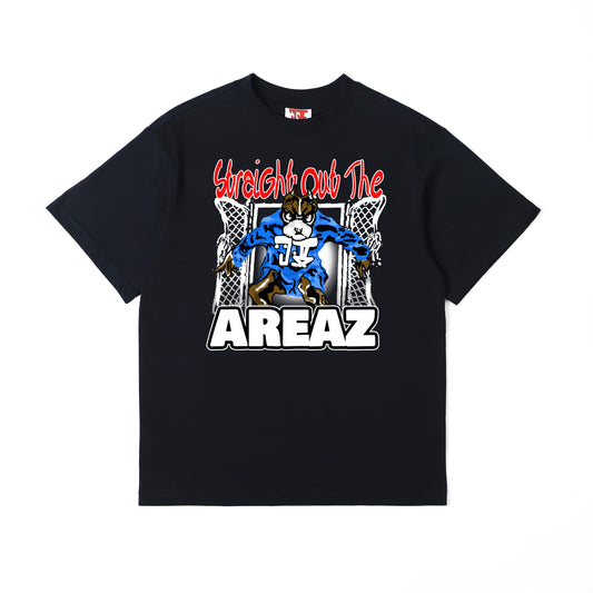 STRAIGHT OUTTA THE AREAZ T-SHIRT BLACK