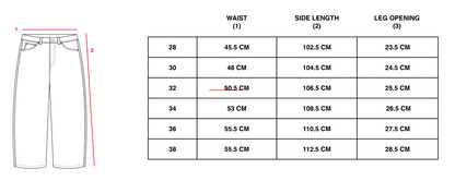 BOD SCRIPT DENIM PANTS - INDIGO