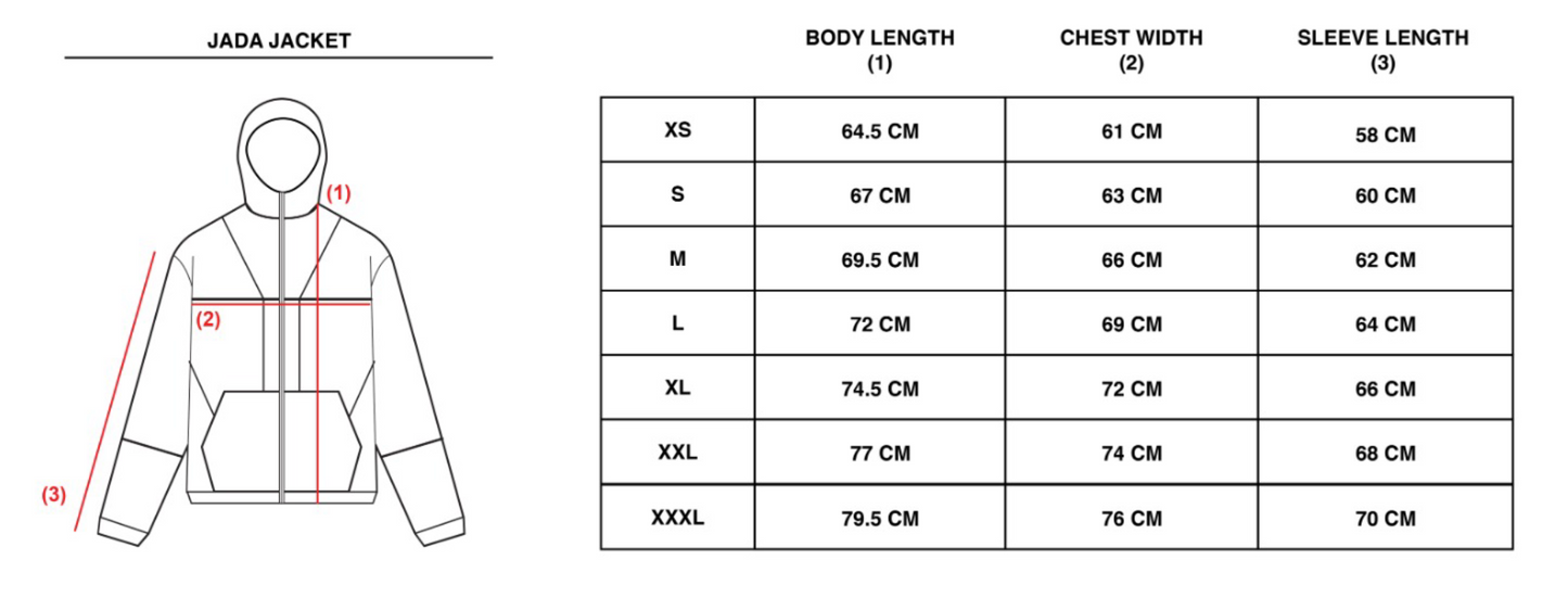 JADA HALFTONE JACKET - BLACK