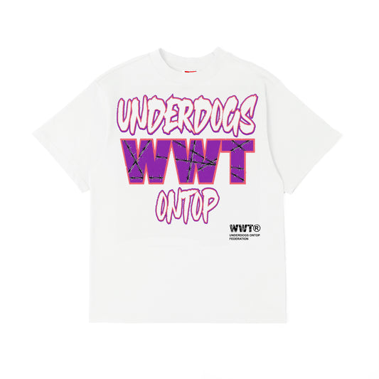 UNDERDOGS ONTOP FEDERATION TEE WHITE (NEW BLANK)