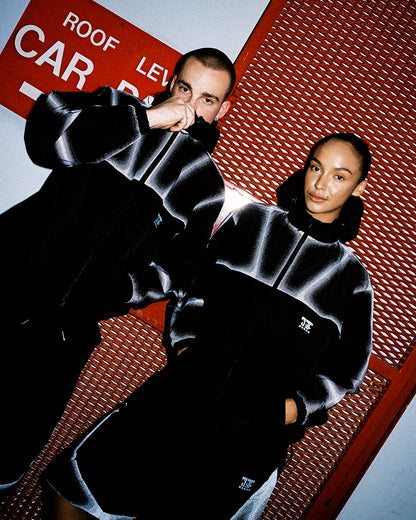 JADA HALFTONE JACKET - BLACK