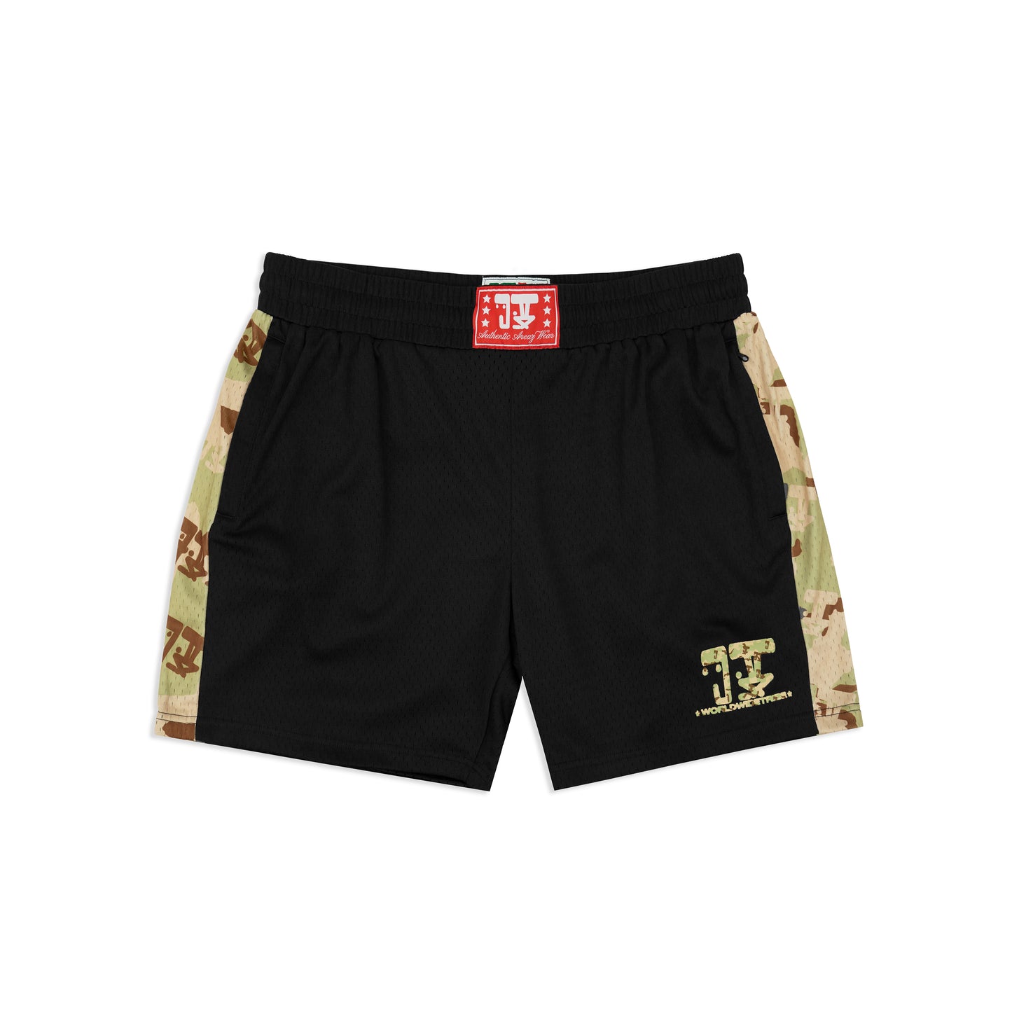 WWT ANG BARIO SHORTS - BLACK/CAMO