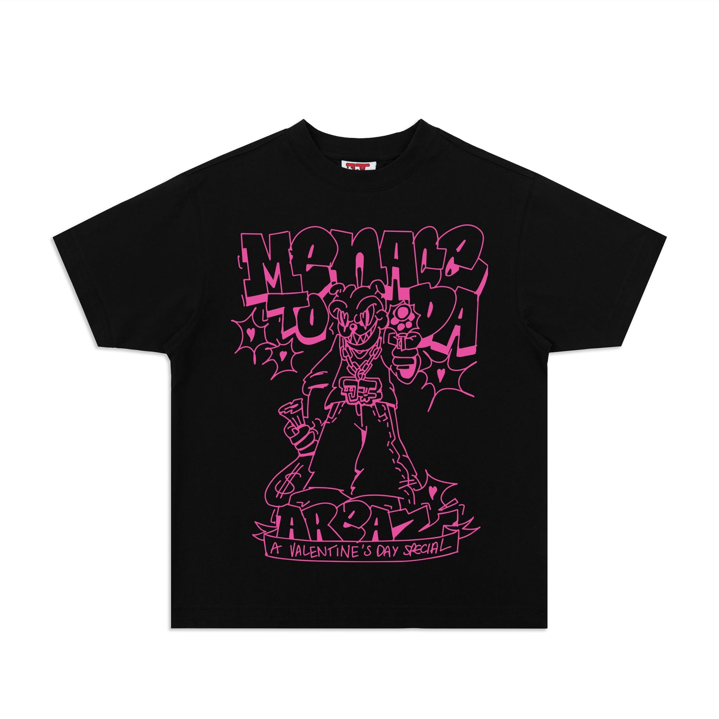 MENACE TO THE AREAZ TEE - BLACK
