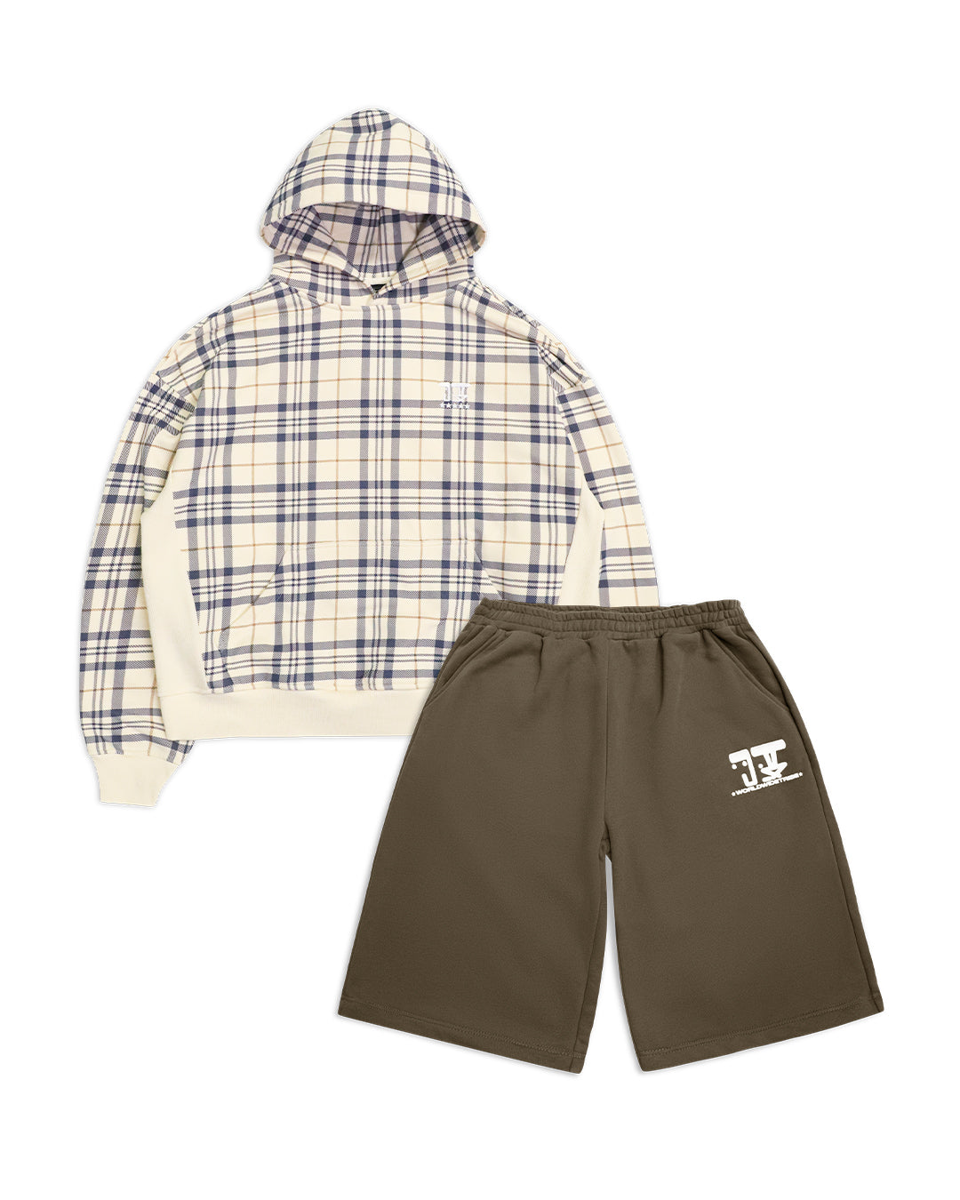WWT TRIBE UNIFORM HOODIE + SHORTS - ARMY GREEN