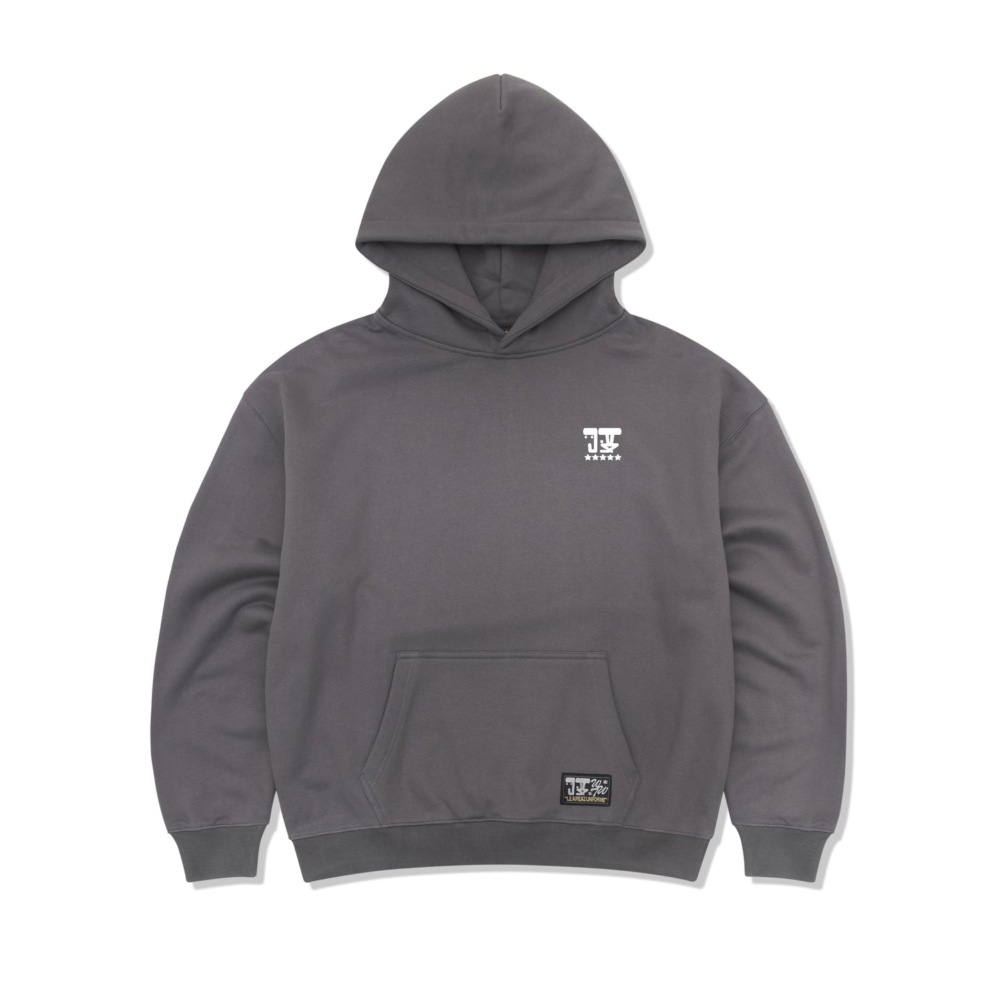 5-STAR WWT LOGO HOODIE CHARCOAL