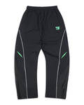 MILITANT SHOCS TRACKPANTS - BLACK/GREEN