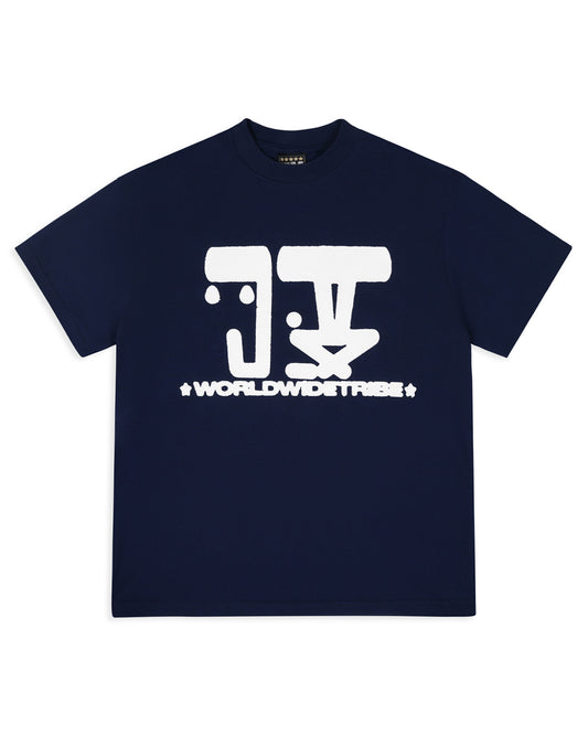 WWT LOGO SHORT SLEEVE TEE - NAVY/WHITE