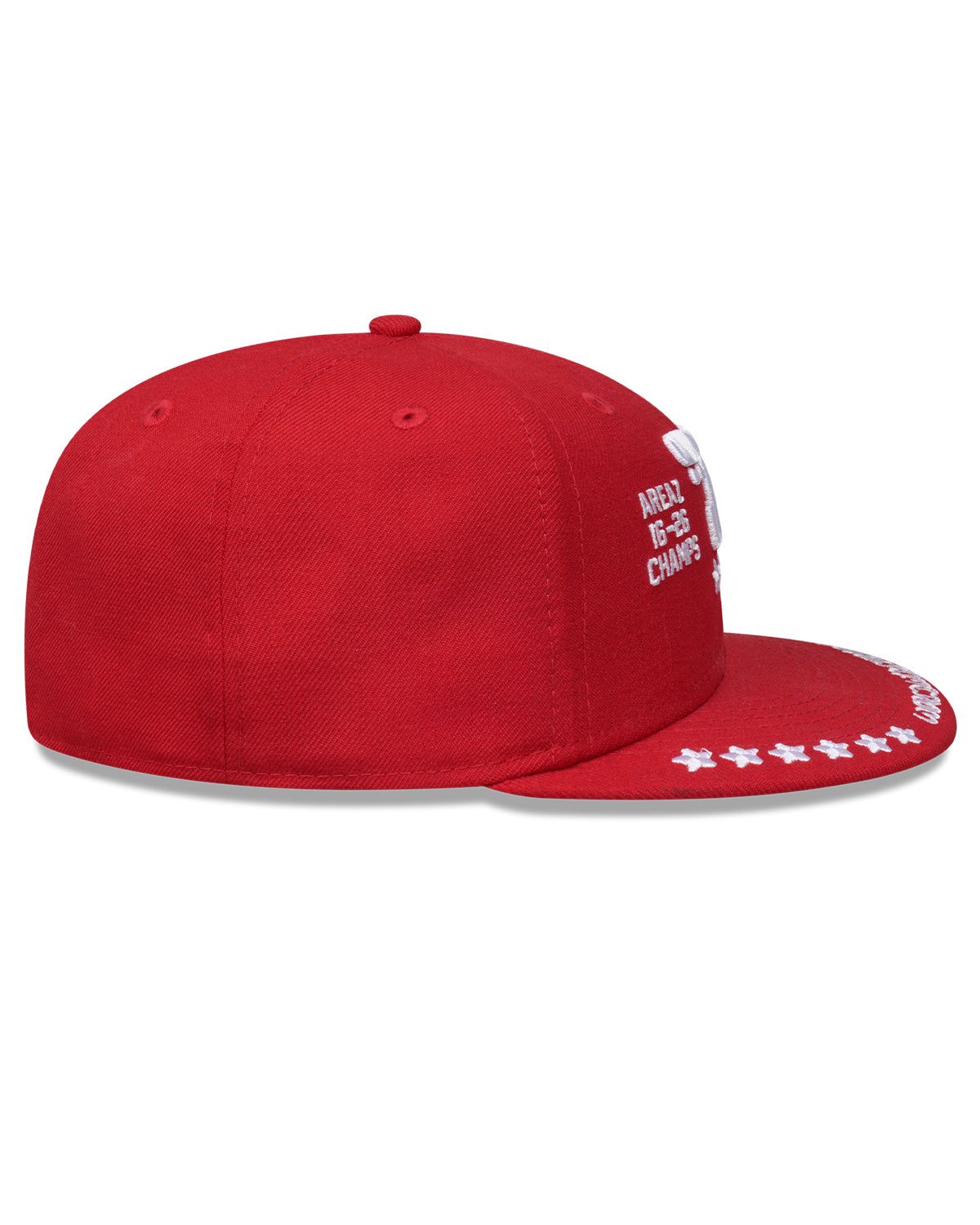 NEW ERA X JUDAH. 5 STAR 59FIFTY CAP - SCARLET RED