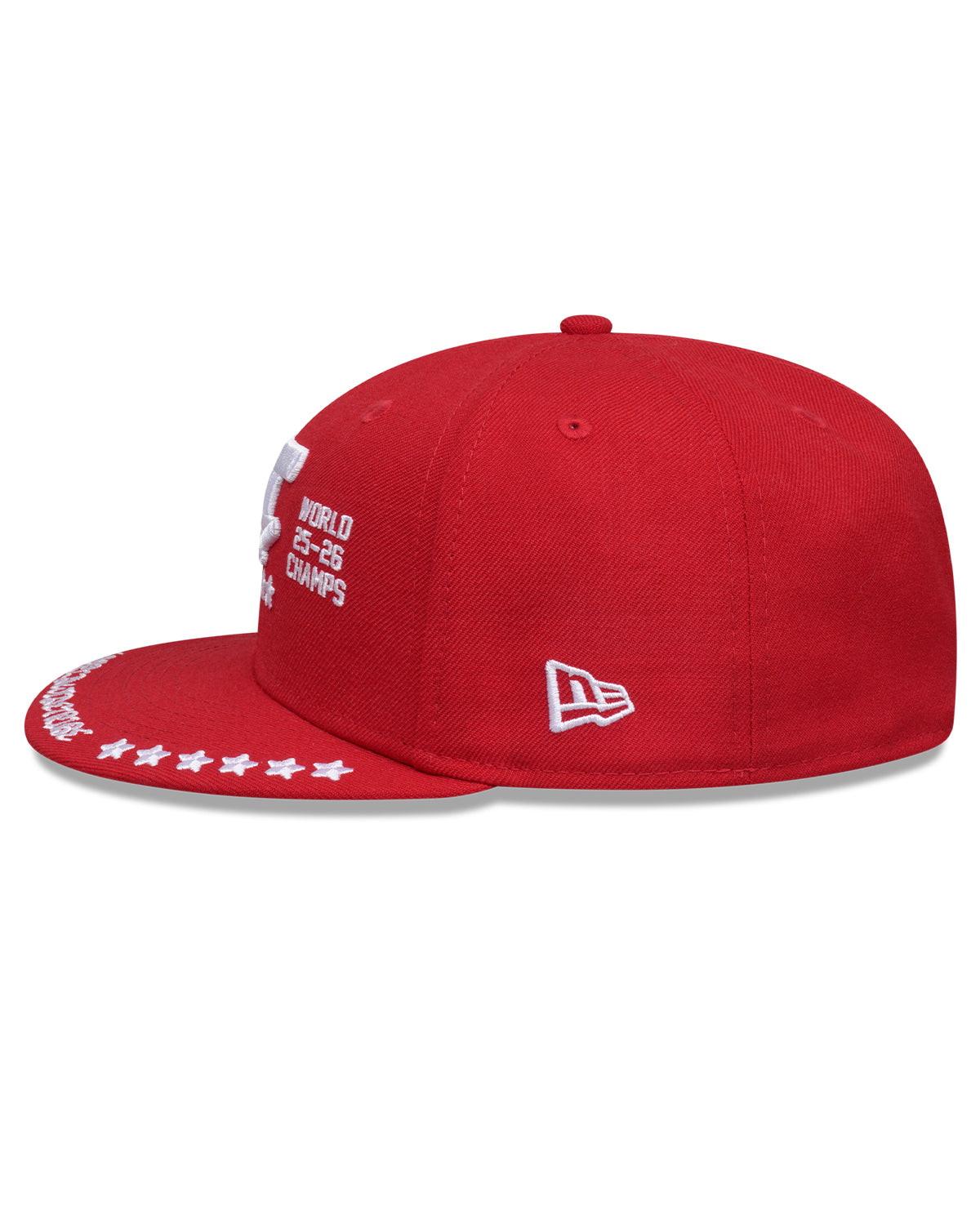 NEW ERA X JUDAH. 5 STAR 59FIFTY CAP - SCARLET RED