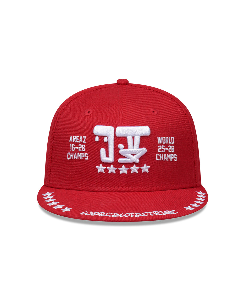 NEW ERA X JUDAH. 5 STAR 59FIFTY CAP - SCARLET RED