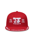 NEW ERA X JUDAH. 5 STAR 59FIFTY CAP - SCARLET RED