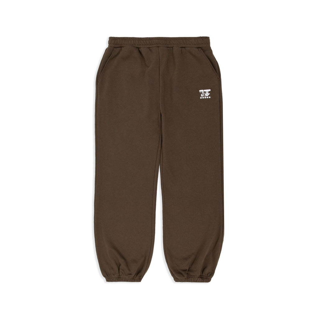 5-STAR WWT LOGO SWEATPANTS CHOCOLATE BROWN