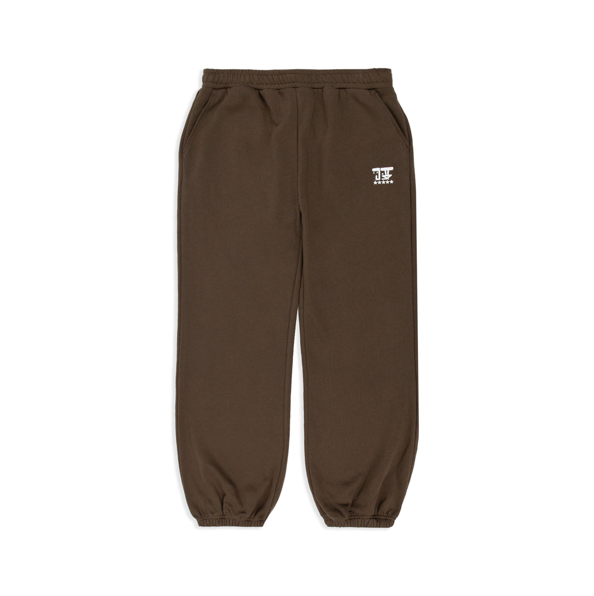 5-STAR WWT LOGO SWEATPANTS CHOCOLATE BROWN