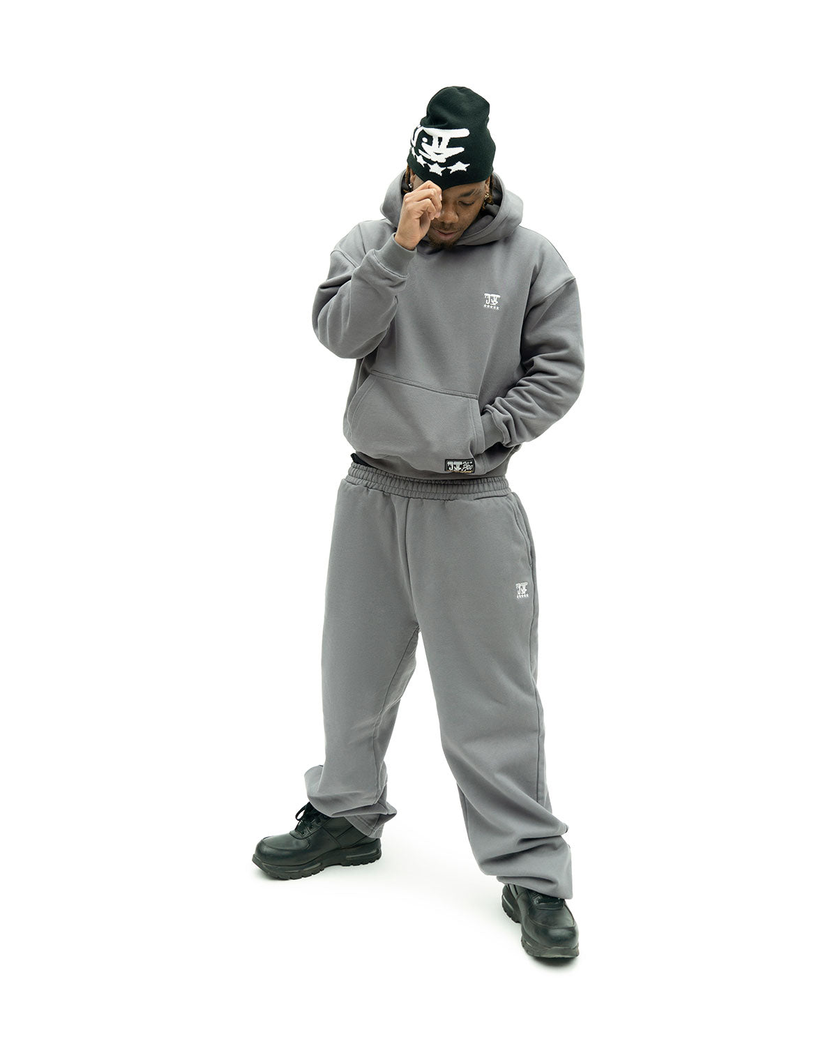 5-STAR WWT LOGO BALD BEANIE BLACK - OSFA