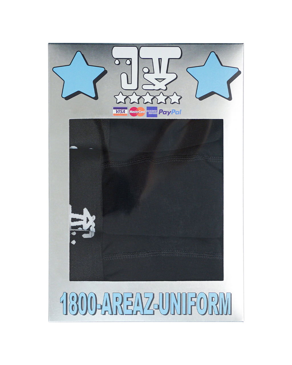 WWT LOGO BOXER BRIEFS (3PAC) - TRIPLE BLACK