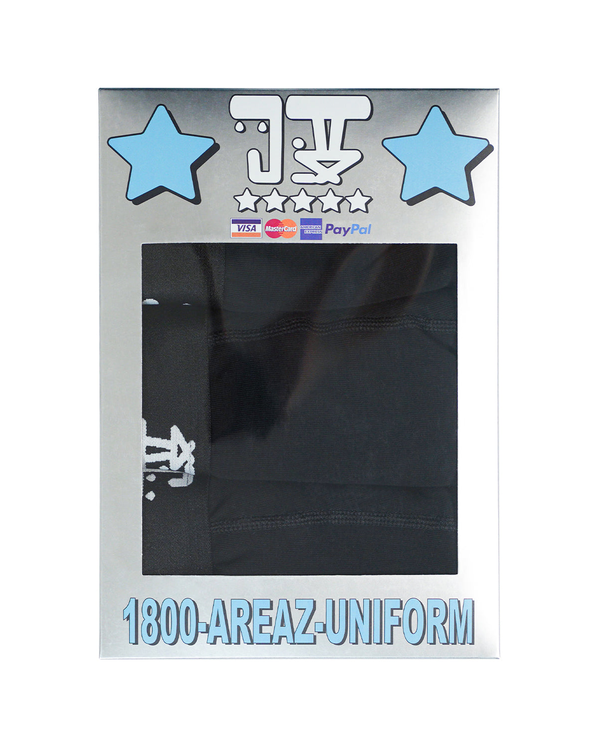 WWT LOGO BOXER BRIEFS (3PAC) - TRIPLE BLACK