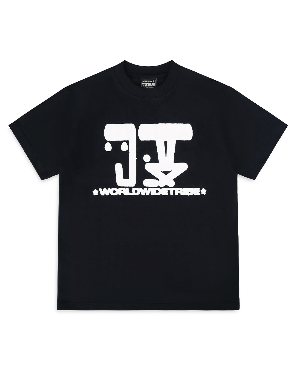 WWT LOGO SHORT SLEEVE TEE BLACK/WHITE