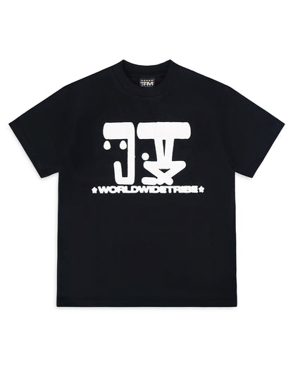 WWT LOGO SHORT SLEEVE TEE BLACK/WHITE